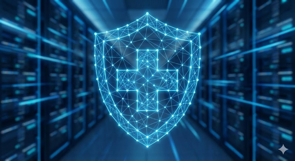 健镜 MediLens 数据安全与隐私保护示意图